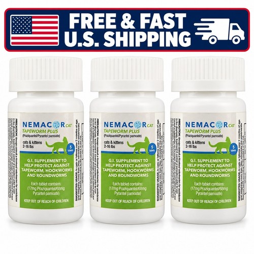 Nemacor cat tapeworm plus - cat,